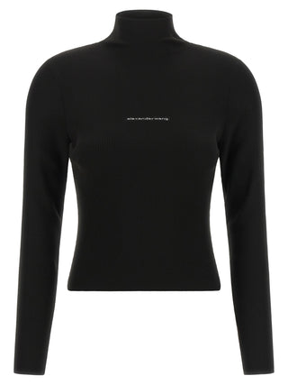 Alexander Wang Black Polyamide Cardigan