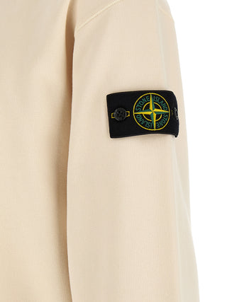 Stone Island Garment-Dyed Cotton Crewneck Sweatshirt