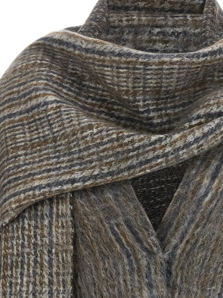 Brunello Cucinelli Gray Wool Cardigan