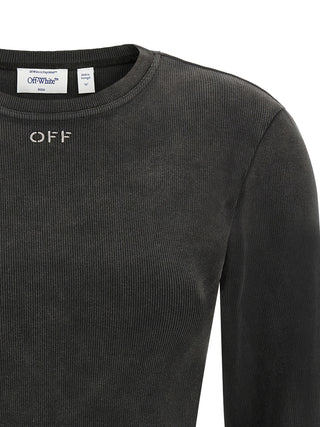 Off-White Black Cotton Sportswear