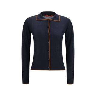 Max Mara Studio Silk and Wool Cardigan