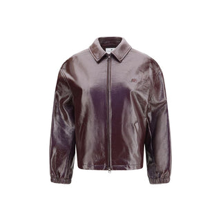 Courrèges Vinyl Zipped Bomber Jacket