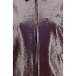 Courrèges Vinyl Zipped Bomber Jacket