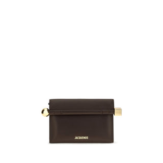 Jacquemus Le Rond Carré Leather Shoulder Bag
