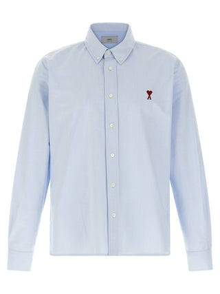 Ami Paris Ami de Coeur Boxy Fit Oxford Shirt
