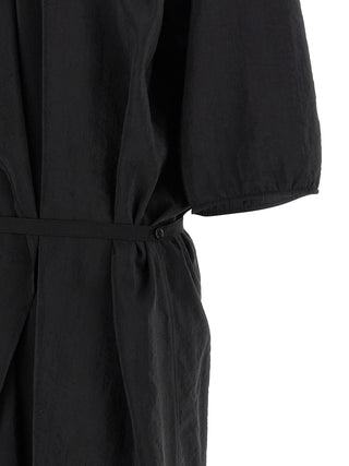 Lemaire Black Silk Midi Dress
