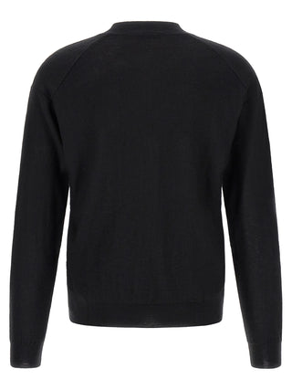 Lemaire Black Wool Cardigan