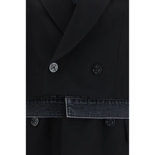 Sacai Wool Flannel x Denim Jacket