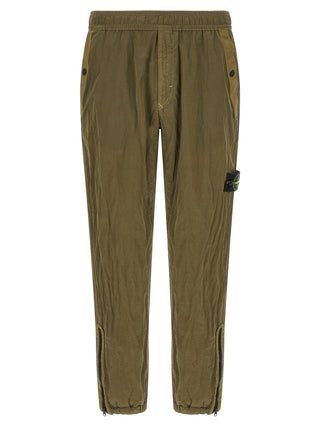 Stone Island Bicolor Polyamide Athletic Pants