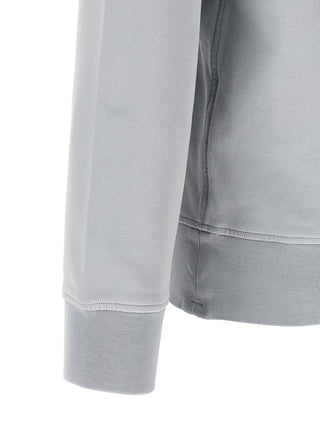 Stone Island Gray Cotton Sweatshirt