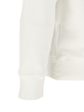 Stone Island White Cotton Sweatshirt