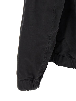Stone Island Black Cotton Shell Jacket