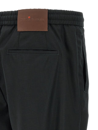 Kiton Gray Wool Casual Pants
