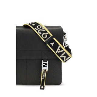Fendi Black Calf Leather Shoulder Bag