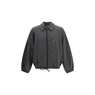 Jacquemus Gray Polyamide Full-Length Jacket