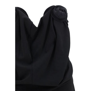 Magda Butrym Black Wool Cocktail Dress