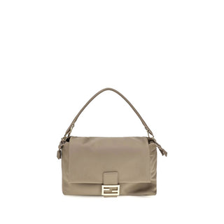Fendi Beige Calf Leather Shoulder Bag