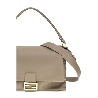 Fendi Beige Calf Leather Shoulder Bag