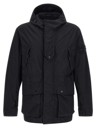 Stone Island Black Polyamide Shell Jacket