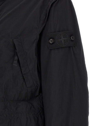 Stone Island Black Polyamide Shell Jacket