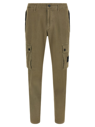 Stone Island Bicolor Cotton Cargo Pants