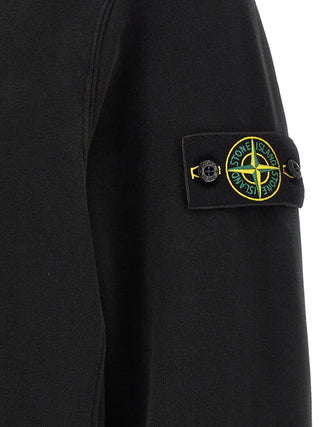Stone Island Black Cotton Sweatshirt