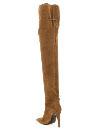 Giuseppe Zanotti Brown Calfskin Over The Knee