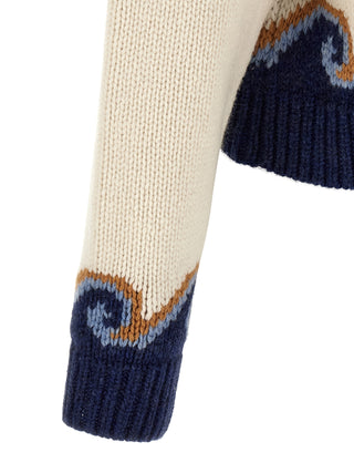 Alanui Multicolor Virgin Wool Cardigan