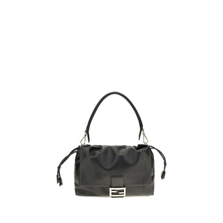 Fendi Black Calf Leather Shoulder Bag