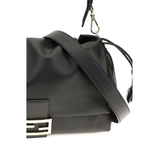 Fendi Black Calf Leather Shoulder Bag