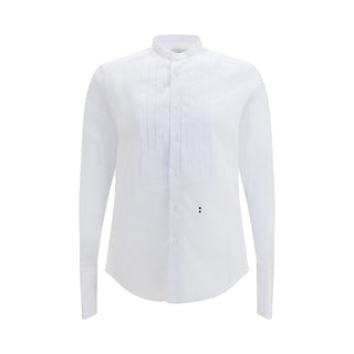 Fendi White Cotton Dress Shirt