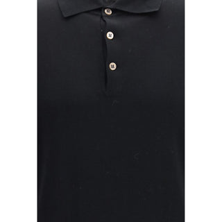 Brunello Cucinelli Black Cotton Long Sleeve T-Shirt