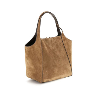 Brunello Cucinelli Beige Calf Leather Shoulder Bag