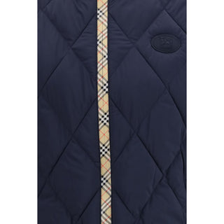 Burberry Blue Polyamide Sleeveless Jacket