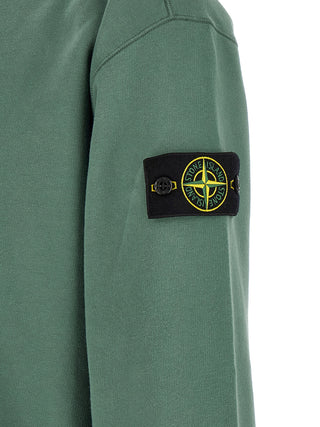 Stone Island Bicolor Cotton Sweatshirt