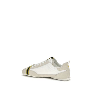 Fendi Gray Fabric Athletic Sneakers