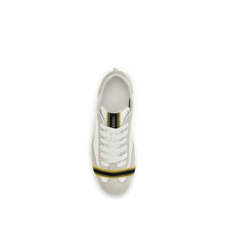 Fendi Gray Fabric Athletic Sneakers