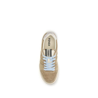 Fendi Match Suede Sneakers