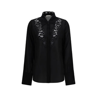 Fendi Black Silk Blouse