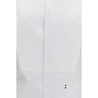 Fendi White Cotton Dress Shirt