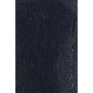 Brunello Cucinelli Blue Cotton Bodysuit