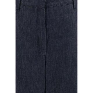 Brunello Cucinelli Blue Cotton Jeans Denim