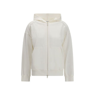 Brunello Cucinelli White Cotton Sweatshirt