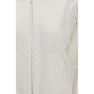Brunello Cucinelli White Cotton Sweatshirt