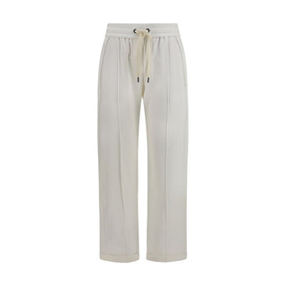 Brunello Cucinelli White Cotton Athletic Pants