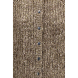 Brunello Cucinelli Brown Cashmere Cardigan