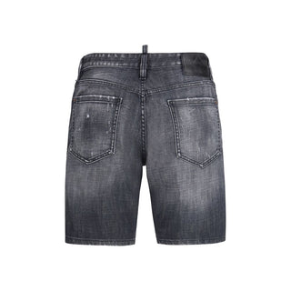 Dsquared2 Washed Marine Denim Shorts