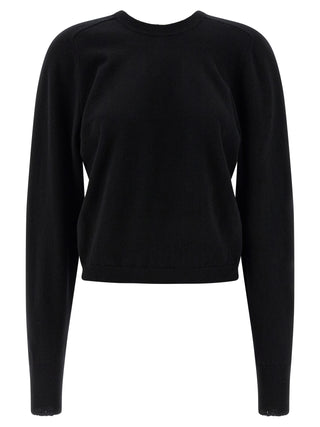 Maison Margiela Black Virgin Wool Cardigan