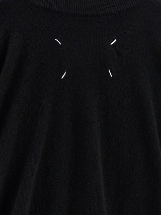 Maison Margiela Black Virgin Wool Cardigan