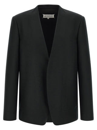 Maison Margiela Black Virgin Wool Blazer